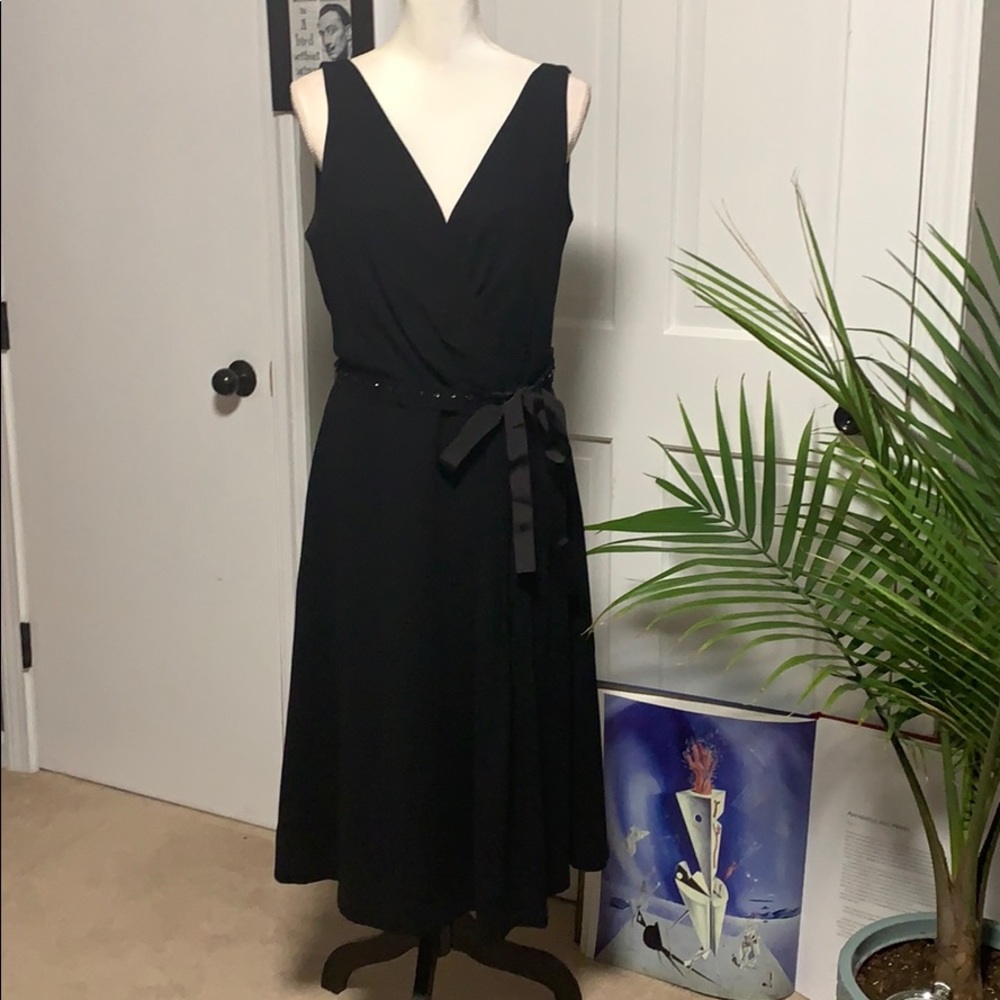 Black cocktail dress